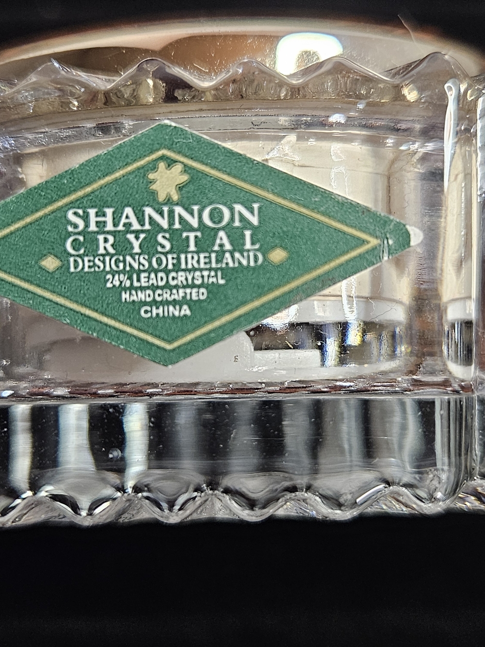 Shannon Crystal Lead Crystal Desk Clock Vintage Style Mantel Clock - Picture 4 of 7